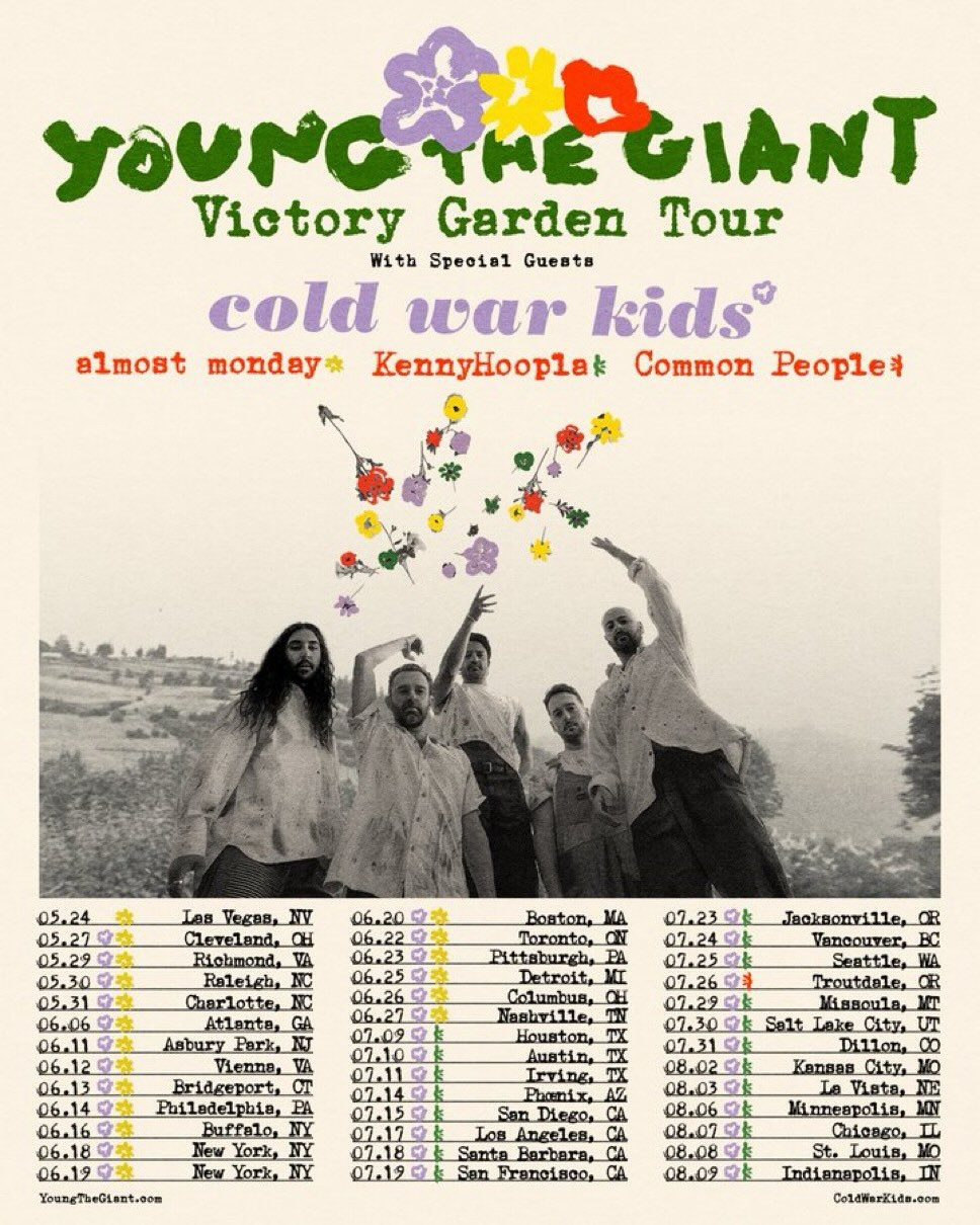KennyHoopla Victory Garden Tour Poster 2026